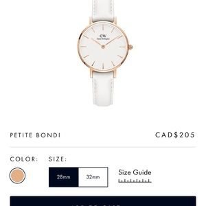 BRAND NEW Daniel Wellington Petite Bondi